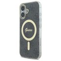Guess GUHMP16MH4STK i Phone 16 Plus 6.7" czarny/black hardcase IML 4G Mag Safe