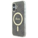 Guess GUHMP16MH4STW i Phone 16 Plus 6.7" brązowy/brown hardcase IML 4G Mag Safe