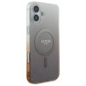 Guess GUHMP16MHGRCELW i Phone 16 Plus 6.7" brązowy/brown hardcase IML Glitter Gradient Mag Safe