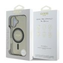 Guess GUHMP16MPFTDTEK i Phone 16 Plus 6.7" czarny/black hardcase IML Rhinestones Mag Safe