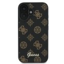 Guess GUHMP16MPGPYSK i Phone 16 Plus 6.7" czarny/black hardcase PU Peony Script Mag Safe