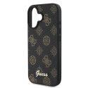 Guess GUHMP16MPGPYSK i Phone 16 Plus 6.7" czarny/black hardcase PU Peony Script Mag Safe