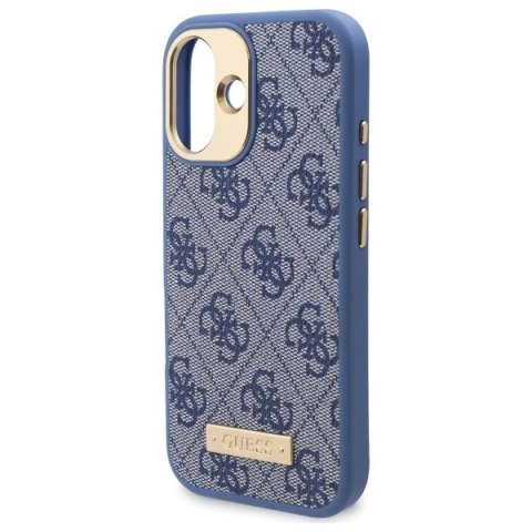 Guess GUHMP16MU4GPRB i Phone 16 Plus 6.7" niebieski/blue hardcase 4G Logo Plate Mag Safe
