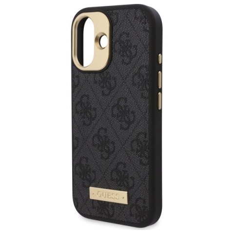 Guess GUHMP16MU4GPRK i Phone 16 Plus 6.7" czarny/black hardcase 4G Logo Plate Mag Safe