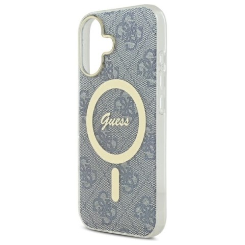 Guess GUHMP16SH4STB i Phone 16 6.1" niebieski/blue hardcase IML 4G Mag Safe