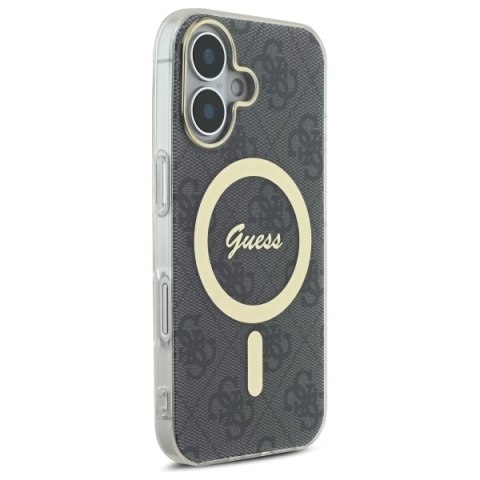 Guess GUHMP16SH4STK i Phone 16 6.1" czarny/black hardcase IML 4G Mag Safe