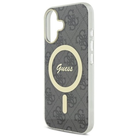 Guess GUHMP16SH4STK i Phone 16 6.1" czarny/black hardcase IML 4G Mag Safe