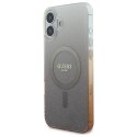 Guess GUHMP16SHGRCELW i Phone 16 6.1" brązowy/brown hardcase IML Glitter Gradient Mag Safe
