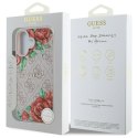 Guess GUHMP16SP4ROPEMCP i Phone 16 6.1" różowy/pink hardcase 4G Flowers Print Mag Safe