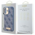 Guess GUHMP16SU4GPRB i Phone 16 6.1" niebieski/blue hardcase 4G Logo Plate Mag Safe