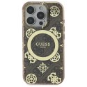 Guess GUHMP16XH4PYEEW i Phone 16 Pro Max 6.9" brązowy/brown hardcase IML Peony On 4G Background Mag Safe