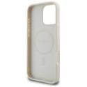 Guess GUHMP16XPGHSMME i Phone 16 Pro Max 6.9" beżowy/beige hardcase Grained Ring Mag Safe