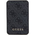 Guess Powerbank 15W GUPB5LP4GEGK5000m Ah czarny/black 4G Leather Metal Logo