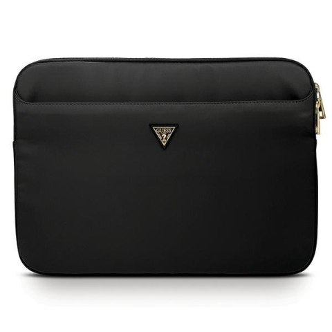 Guess Sleeve GUCS13NTMLBK 13" czarny/black Nylon Triangle Logo