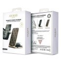 Guess składana ładowarka indukcyjna2w1 GUDCFAL4PEGW 15W brązowy/brown 4G Pattern Mag Safe
