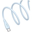 Kabel USAMS Green Series SJ714 18W 3A USB-A do USB-C 1m biały