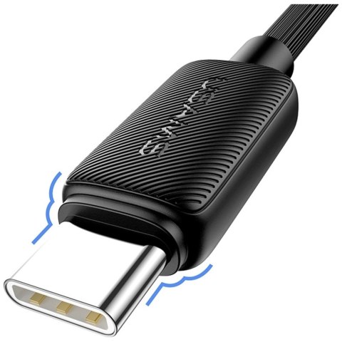 Kabel USAMS KY Series US-SJ693 3A USB-C do USB-A 2m biały