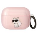 Karl Lagerfeld KLAPHNCHTCP Airpods Procover różowy/pink Ikonik Choupette