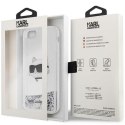 Karl Lagerfeld KLHCI8LNCHCS i Phone 7/8/SE 2020 / SE 2022 srebrny/silver hardcase Glitter Choupette Head