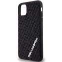 Karl Lagerfeld KLHCN613DMKRLK i Phone 11 / Xr 6.1" czarny/black hardcase 3D Rubber Multi Logo