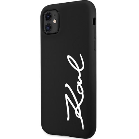 Karl Lagerfeld KLHCN61SKSVGK i Phone 11 / Xr 6.1" czarny/black hardcase Silicone Signature