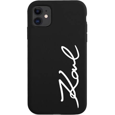 Karl Lagerfeld KLHCN61SKSVGK i Phone 11 / Xr 6.1" czarny/black hardcase Silicone Signature