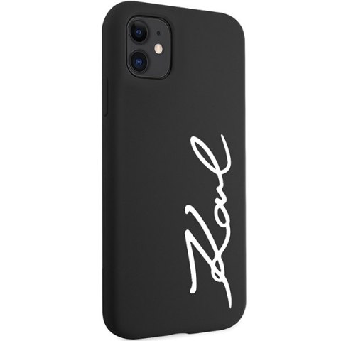Karl Lagerfeld KLHCN61SKSVGK i Phone 11 / Xr 6.1" czarny/black hardcase Silicone Signature
