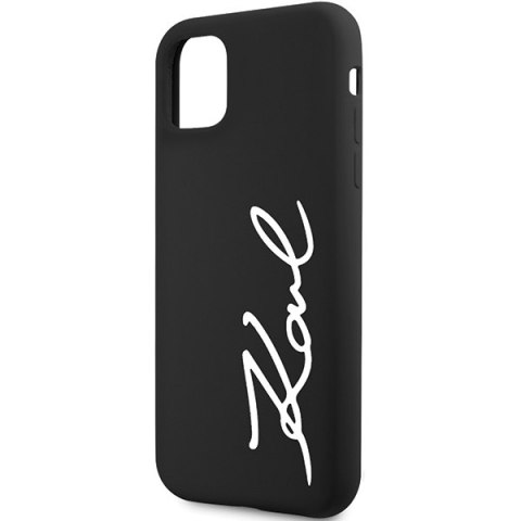 Karl Lagerfeld KLHCN61SKSVGK i Phone 11 / Xr 6.1" czarny/black hardcase Silicone Signature