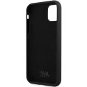 Karl Lagerfeld KLHCN61SKSVGK i Phone 11 / Xr 6.1" czarny/black hardcase Silicone Signature