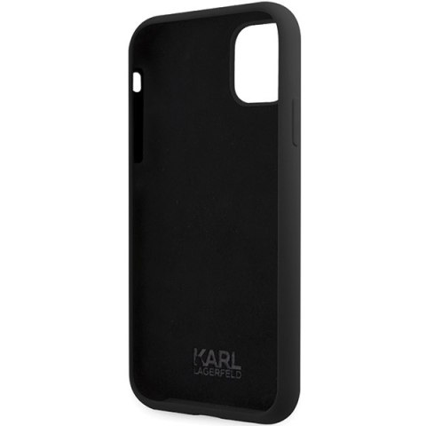 Karl Lagerfeld KLHCN61SKSVGK i Phone 11 / Xr 6.1" czarny/black hardcase Silicone Signature