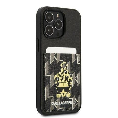 Karl Lagerfeld KLHCP13LCANCNK i Phone 13 Pro / 13 6,1" hardcase czarny/black Karlimals Cardslot