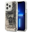 Karl Lagerfeld KLHCP13LLGGKBK i Phone 13Pro/ 13 6,1"czarny/black hardcase Liquid Glitter Gatsby