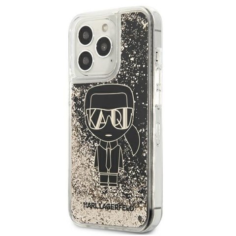 Karl Lagerfeld KLHCP13LLGGKBK i Phone 13Pro/ 13 6,1"czarny/black hardcase Liquid Glitter Gatsby