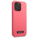 Karl Lagerfeld KLHCP13LSLMP1PI i Phone 13 Pro / 13 6,1" hardcase fuksja/fuchsia Silicone Plaque