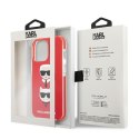 Karl Lagerfeld KLHCP13LTPE2TR i Phone 13Pro / 13 6,1" hardcase czerwony/red Karl&Choupette Head
