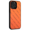 Karl Lagerfeld KLHCP13XPTLO i Phone 13Pro Max 6,7" hardcase pomarańczowy/orange Perforated Allover