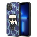 Karl Lagerfeld KLHCP13SPMNIKBL i Phone 13 mini 5,4" hardcase niebieski/blue Monogram Ikonik Patch