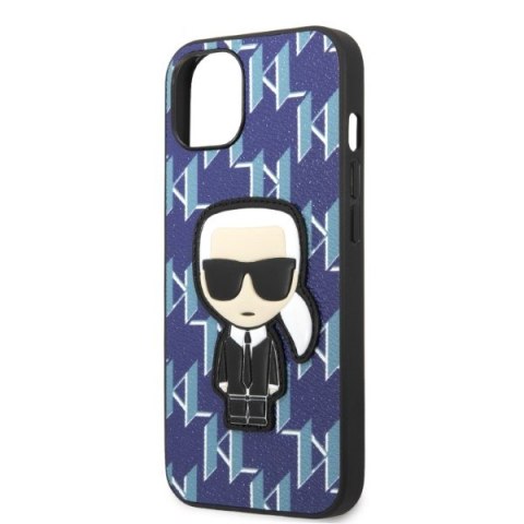 Karl Lagerfeld KLHCP13SPMNIKBL i Phone 13 mini 5,4" hardcase niebieski/blue Monogram Ikonik Patch