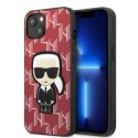 Karl Lagerfeld KLHCP13SPMNIKPI i Phone 13 mini 5,4" hardcase czerwony/red Monogram Ikonik Patch