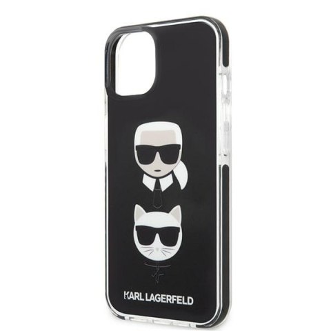 Karl Lagerfeld KLHCP13STPE2TK i Phone 13 mini 5,4" hardcase czarny/black Karl&Choupette Head