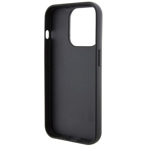 Karl Lagerfeld KLHCP14LGSACHPK i Phone 14 Pro 6.1" czarny/black hardcase Gripstand Saffiano Choupette Pins