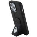 Karl Lagerfeld KLHCP14LGSACHPK i Phone 14 Pro 6.1" czarny/black hardcase Gripstand Saffiano Choupette Pins