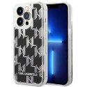 Karl Lagerfeld KLHCP14LLMNMK i Phone 14 Pro 6,1" hardcase czarny/black Liquid Glitter Monogram