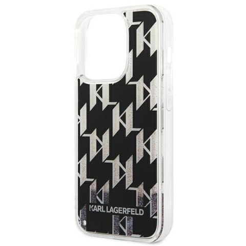 Karl Lagerfeld KLHCP14LLMNMK i Phone 14 Pro 6,1" hardcase czarny/black Liquid Glitter Monogram
