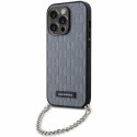 Karl Lagerfeld KLHCP14LSACKLHPG i Phone 14 Pro 6.1" srebrny/silver hardcase Saffiano Monogram Chain