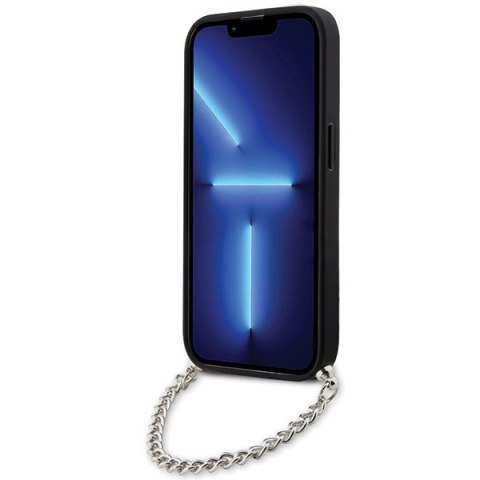 Karl Lagerfeld KLHCP14LSACKLHPK i Phone 14 Pro 6.1" czarny/black hardcase Saffiano Monogram Chain
