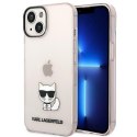 Karl Lagerfeld KLHCP14MCTTRI i Phone 14 Plus / 15 Plus 6,7" hardcase różowy/pink Transparent Choupette Body