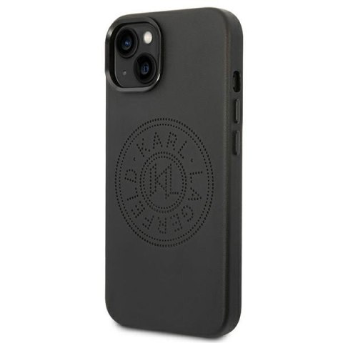 Karl Lagerfeld KLHCP14MFWHK i Phone 14 Plus / 15 Plus 6,7" hardcase czarny/black Leather Perforated Logo