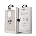 Karl Lagerfeld KLHCP14XHKLPCHP i Phone 14 Pro Max 6.7" różowy/pink hardcase IML Choupette Head & Monogram