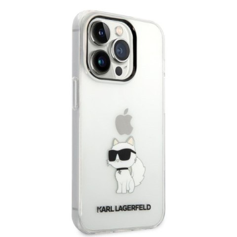 Karl Lagerfeld KLHCP14XHNCHTCT i Phone 14 Pro Max 6,7" transparent hardcase Ikonik Choupette